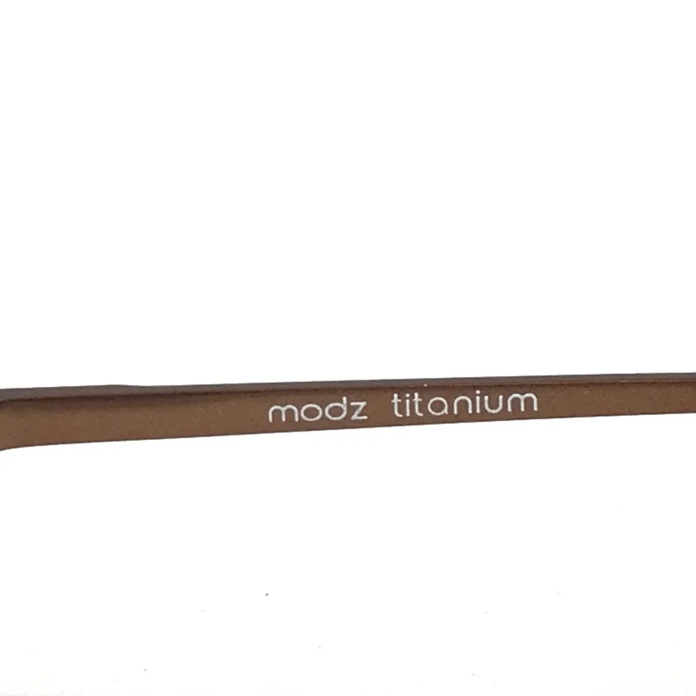 Modz Eyeglasses Frames MODERN DICTATOR MATTE BROWN Oval Wire Rim 53-17-145
